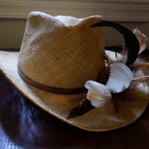 Vintage Stetson Straw Cowboy Hat